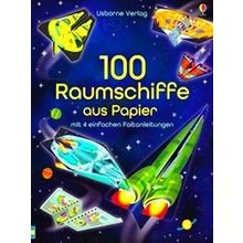 100 Raumschiffe aus Papier