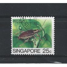 Singapore.SG495 25c Water Beetle.Fine Used.Jul25