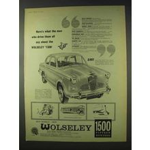 1959 Wolseley 1500 Car Ad - The Men Who Drive Them