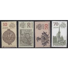 GERMANY DDR [1986] MiNr 3023-26 ( **/mnh ) Bauwerke