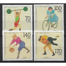 GER 1992 U/M (SET) 'SPORTS FUND'( 4v)(EBID65-662)