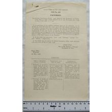 1938 Statutory Rules No. 489 Factories Hoists Exemption Order + 1946 amendment