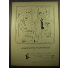 1956 Cincinnati Enquirer Newspaper Ad - cartoon by Ton Smits - He did impress