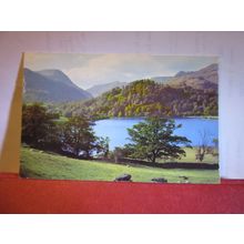 HEAD OF ULLSWATER , THE LAKE DISTRICT, CUMBRIA used postcard by Gomis 1977 pm =