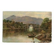 Brickeen Bridge, Killarney, Ireland, Postcard.