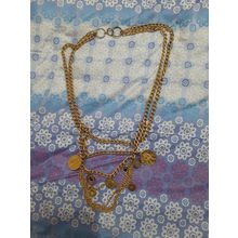 golden metallic belt / dancing / belly dancing approx 88cm long
