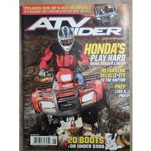 ATV Rider Magazine May/June 2012 – Honda's Play Hard Work Harder Lineup