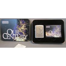 RARE 1999 ZIPPO OUR CENTURY LIGHTER LIMITED-EDITION MINT IN BOX