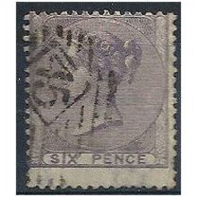 1855 SG70 6d Pale Lilac Watermark.Emblems Fine Used.