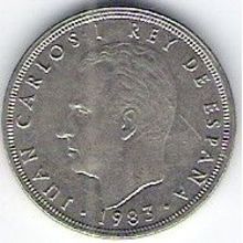 Espagne 5 PESETAS 1983