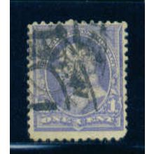 Used 247 1c Benjamin Franklin Barely Clears M02725