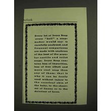 1903 Ivory Soap Ad - Every Boil Analyzed