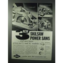 1959 Skil Skilsaw Ad - Model 864, 874, 884