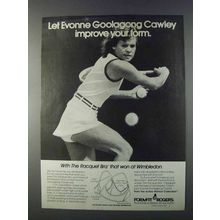 1980 Formfit Rogers Racquet Bra Ad - Evonne Cawley