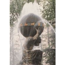 Castle Howard Charles Atlas Statue Yorkshire Superb Close Up Postcard