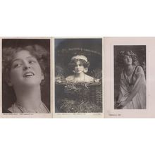Miss Gabrielle Ray 3x Old Postcard s Please Read