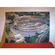 THE COLOSSEUM, ROME, ITALY used large postcard =