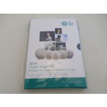 2019 - ROYAL MINT - UK- BRILLIANT UNCIRCULATED - ANNUAL 13 COIN SET.