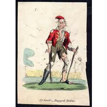 LYCHNIFS - RAGGED ROBIN 1840s ANTIQUE CARTOON