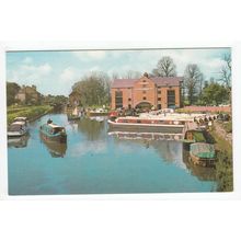 Shardlow Basin Trent and Mersey Canal Postcard Derbyshire