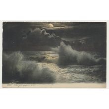 Effet de Vagues France Art painting early 20th C. PC LL 4024