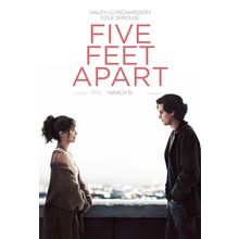 Five Feet Apart (2019)_5 Movie Film Poster Canvas iconic design