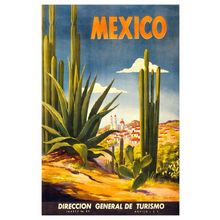 Mexico vintage travel 43 Poster Canvas Movie Film Print A0 A1 A2 A3 A4 A5 A6 Art