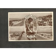 Postcard North Yorkshire Redcar Multiview
