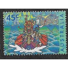 AUS 2001 45c 'HONG KONG JOINT ISSUE' FINE USED (EBID68-344)