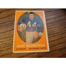 1958 Topps, BERT RECHICHAR, #74, Baltimore Colts