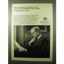 1966 Bache & Co. Brokers Ad - Invest Wisely Skillfully
