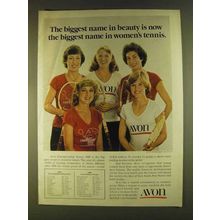 1980 Avon Championship Tennis Ad - The Biggest Name