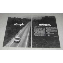 1980 BMW 732i Car Ad - 60mph at 0 gpm