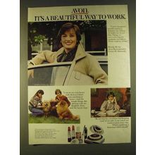 1980 Avon Cosmetics Ad - Beautiful Way to Work