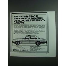 1985 Jaguar of Darien Ad - Backed by