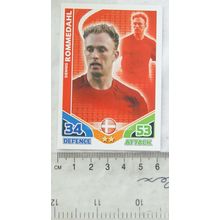 2010 Topps Match Attax World Cup Trading Card - Denmark, Dennis Rommedahl