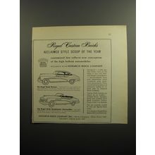 1951 Monarch Buick Co Ad - Regal Buick Riviera and Roadmaster Convertible