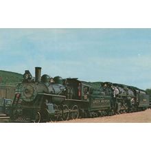 Steamtown USA Bellows Falls Vermont Train Postcard