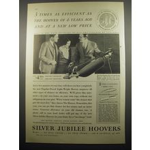 1932 Hoover Cleaner Ad - 3 times as efficient as the Hoover of 6 years ago