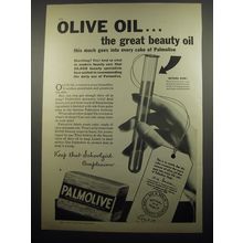 1932 Palmolive Soap Advertisement - Olive oil the great beauty oil