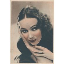 Dolores Del Rio Film Star De Reszke Cigarettes Old Postcard