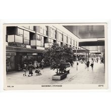 Shops at Queensway Stevenage Postcard 1962 RP Hertfordshire