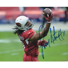 Autographed Larry Fitzgerald 8 x 10 Photo Signed