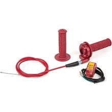PUCKY New 7/8" 22Mm Twist Throttle Accelerator Handle Grips and Cable Set with K