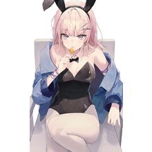 Lollipop Bunny Anime E Girl Art Gallery Poster Canvas Print Wall Decoration A0 A