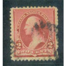 Used 220 2c George Washington Fine A14048