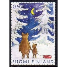 Finland 2008 Christmas - Fetching the Christmas Tree €0,60 Used
