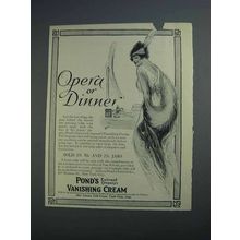 1915 Pond's Vanishing Cream Ad - Opera or Dinner