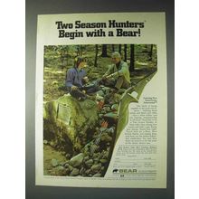 1973 Bear Forest Green Futurewood Bow Ad - Two Season