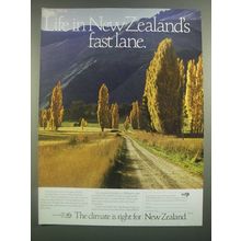 1988 New Zealand Tourism Ad - Life In Fast Lane